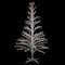 6ft. Pre-Lit White Cascade Twig Artificial Christmas Tree, Multicolor Lights